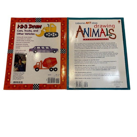 Learn to Draw Cars Trucks & Animals Kids Children’s Art Books Set of 2 Rainy Day - Picture 4 of 10